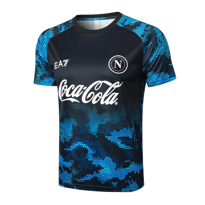 Conjunto Napoli Treino Regata 24/25 Azul e - Preto