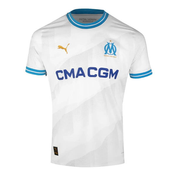 Camisa Olympique de Marseille Home 22/23 Torcedor Puma - Branca