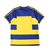 Camisa Parma Away 01/02 Retrô Champion Azul e - Amarela