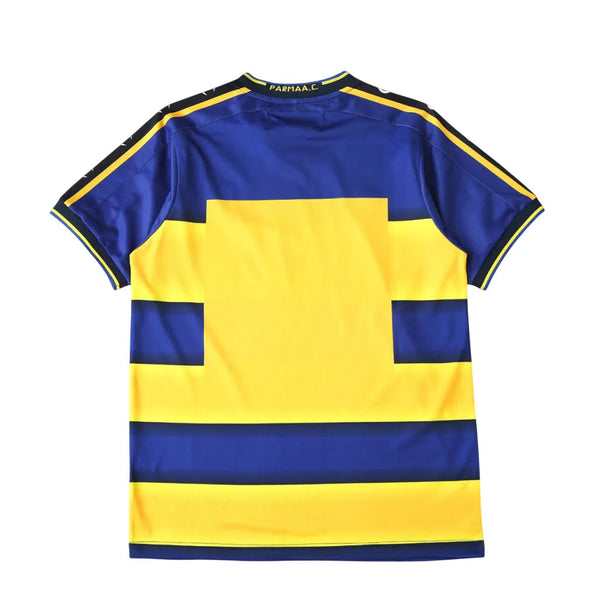 Camisa Parma Away 01/02 Retrô Champion Azul e - Amarela