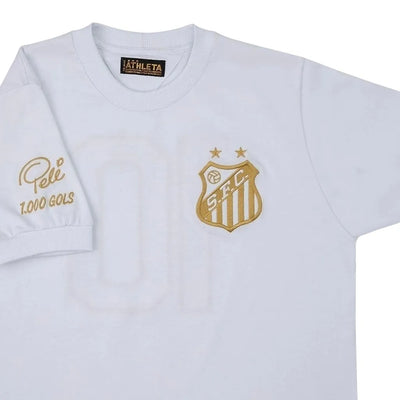 Camisa Santos Pelé 1000 Gols - Torcedor Branca