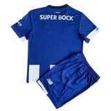 Conjunto Infantil Porto I 23/24 Branco e - Azul