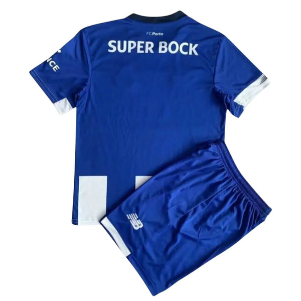 Conjunto Infantil Porto I 23/24 Branco e - Azul