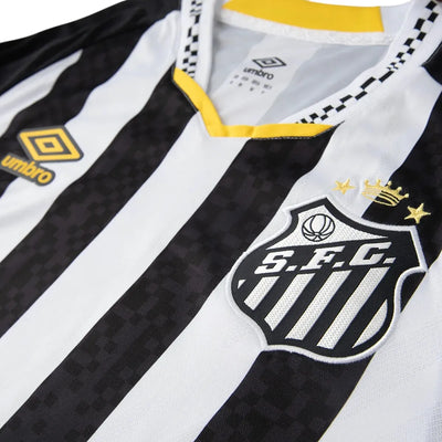 Camisa Santos Away 25/26 - Torcedor Preta e Branca