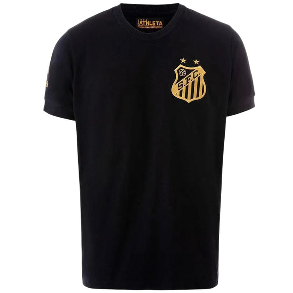 Camisa Santos Pelé 1000 Gols - Torcedor Preta