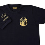 Camisa Santos Pelé 1000 Gols - Torcedor Preta