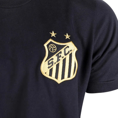 Camisa Santos Pelé 1000 Gols - Torcedor Preta