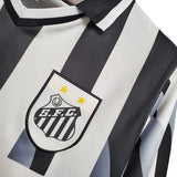 Camisa Santos Away 1998 Retro Branca e Preta - Torcedor