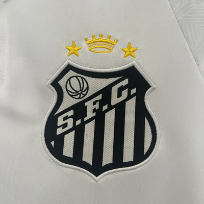 Camisa Santos Home 24/25 - Branca - Torcedor C/ Patrocínio