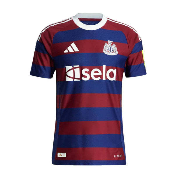 Camisa Newcastle Away 24/25 Azul e - Torcedor Vermelha