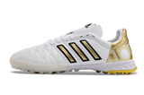 Chuteira Society Adidas Adipure 11 Pro Tf Branca e Dourada Toni - Kroos