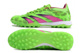 Chuteira Society Adidas Predator Elite Tf Verde e - Rosa
