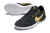 Chuteira Futsal Nike Streetgato Ic Preta e - Dourada