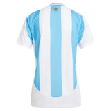 Camisa Argentina Feminina Home 2024 Azul e - Branca