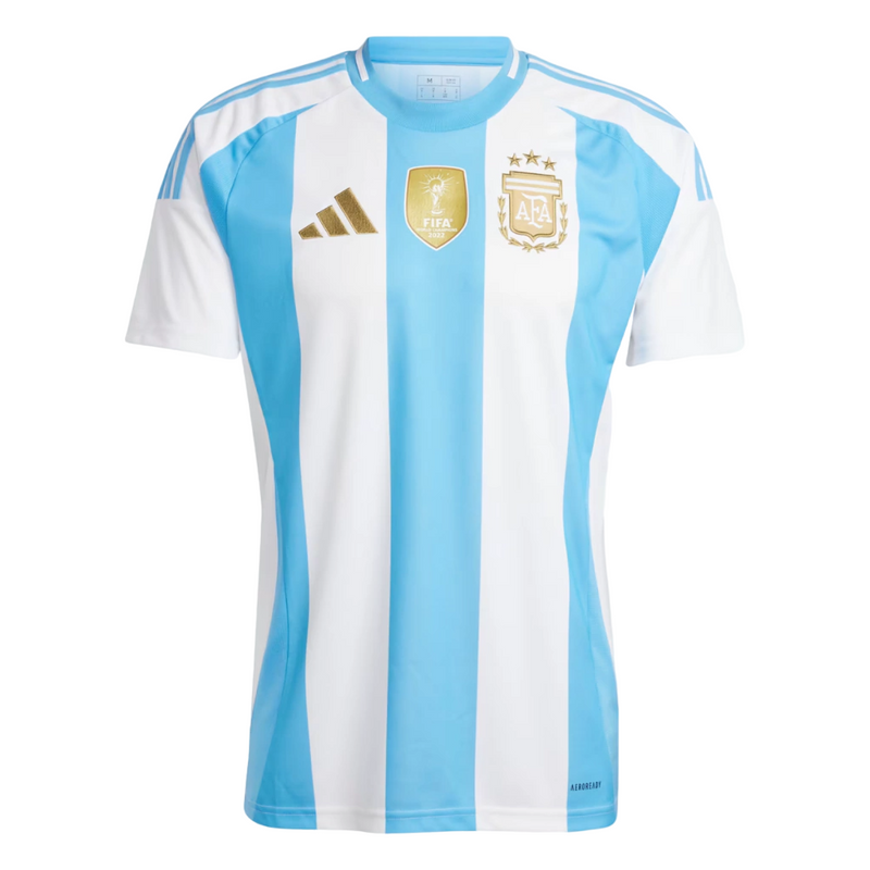 Camisa Argentina Home 2024 Azul e - Torcedor Branca