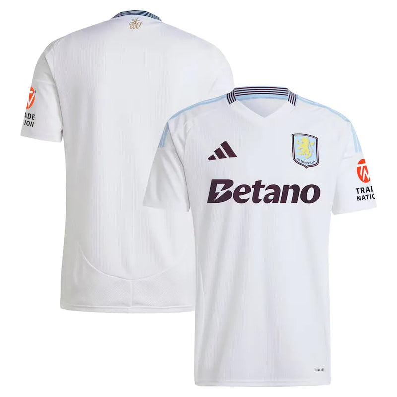 Camisa Aston Villa Away 24/25 - Torcedor Branca