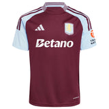 Camisa Aston Villa Home 24/25 - Torcedor Vinho