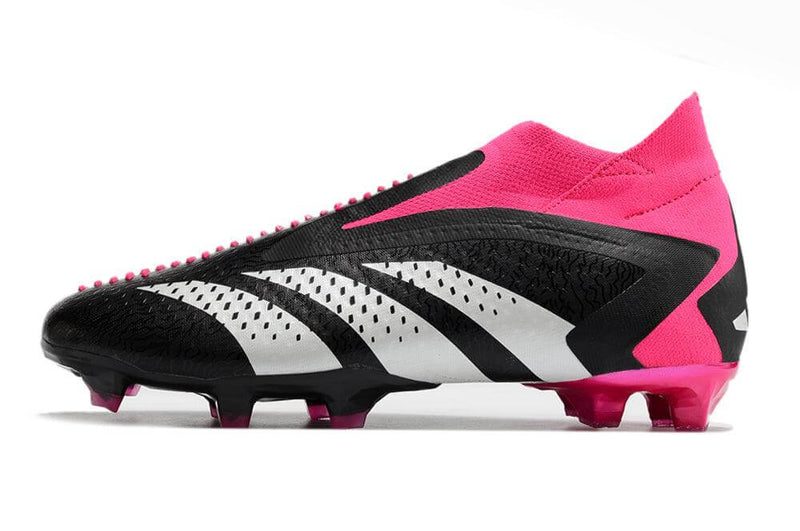 Chuteira Campo Adidas Predator Accuracy Rosa e - Preto