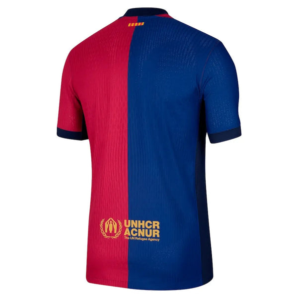 Camisa Barcelona Home 24/25 - Jogador Azul e Vermelha