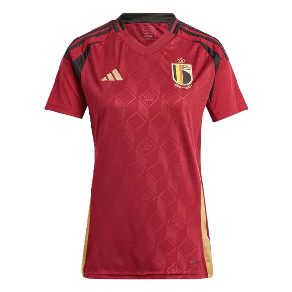 Camisa Belgica Feminina Home 2024 - Vermelha