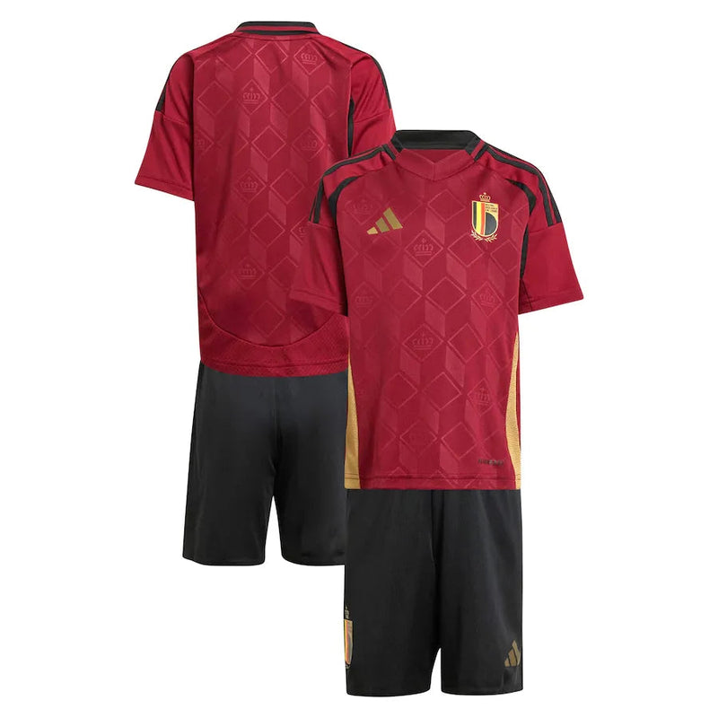 Conjunto Infantil Belgica I 2024 - Vermelho