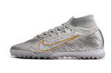 Chuteira Society Nike Mercurial Superfly 9 Elite Tf Prateada Disruption - Pack