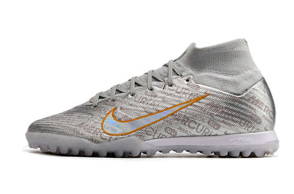 Chuteira Society Nike Mercurial Superfly 9 Elite Tf Prateada Disruption - Pack