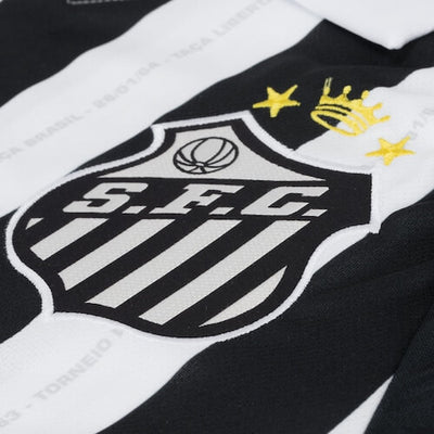 Camisa Santos Away 23/24 - Torcedor Branca e Preta
