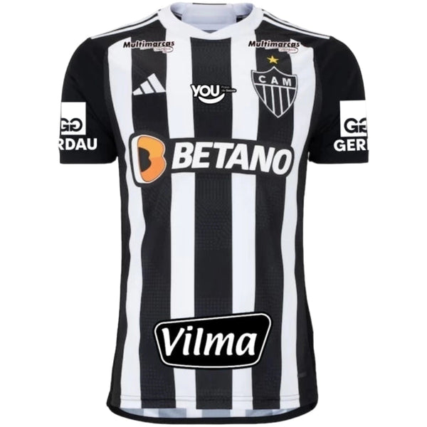 Camisa Atletico Mineiro Home 24/25 - Torcedor Preta e Branca
