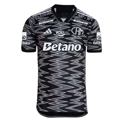 Camisa Atletico Mineiro Third 24/25 - Torcedor Preta Patrocinio