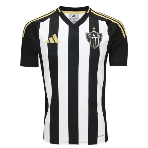 Camisa Atletico Mineiro Home 25/26 - Torcedor Preta e Branca