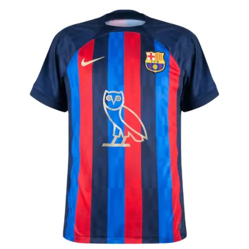 Camisa Barcelona Edição Especial Drake 22/23 - Torcedor Azul e Vermelha