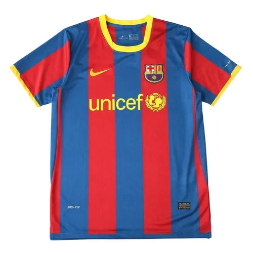 Camisa Barcelona Home 10/11 - Torcedor Retro Azul e Vermelha