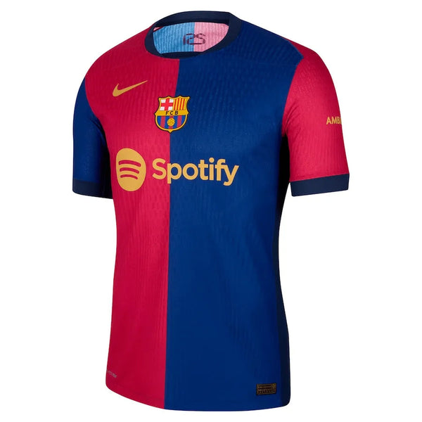 Camisa Barcelona Home 24/25 - Jogador Azul e Vermelha