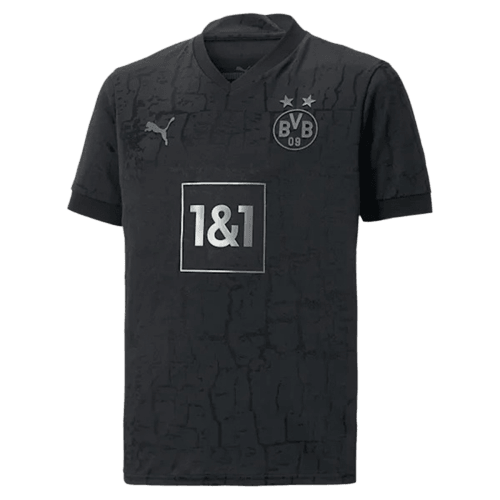 Camisa Borussia Dortmund Blackout 2023 Torcedor Puma Preta