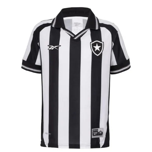 Camisa Botafogo Home 25/26 - Torcedor Preta e Branca