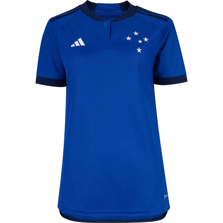 Camisa Cruzeiro Home 23/24 - Feminina Azul