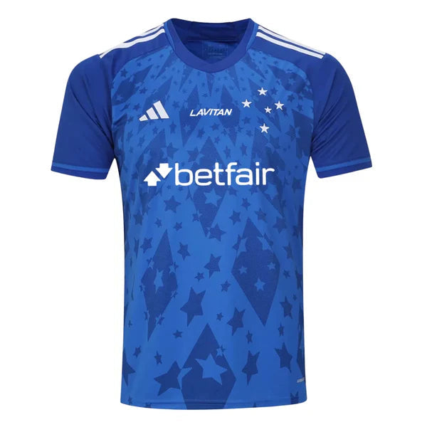 Camisa Cruzeiro Home 24/25 - Torcedor Azul C Patrocinio