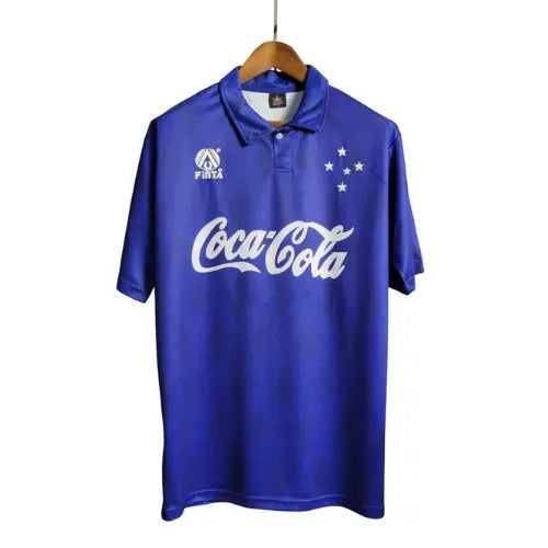 Camisa Cruzeiro Home 93/94 - Retrô Finta Azul