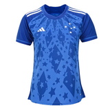 Camisa Cruzeiro Home Feminina 23/24 - Azul