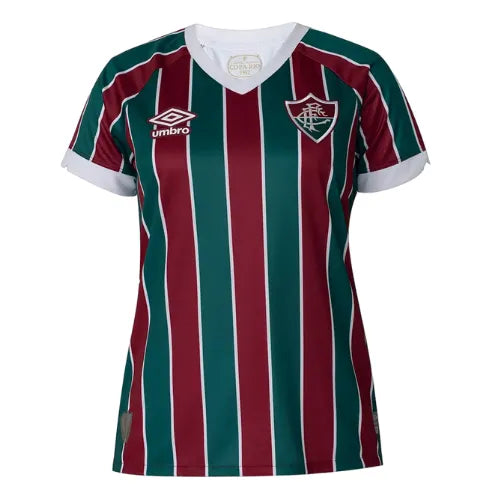 Camisa Fluminense Home 23/24 - Feminina Vinho e Verde