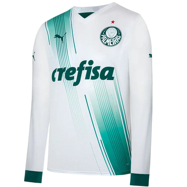 Camisa Palmeiras Away 23/24 Manga Longa - Torcedor Branca