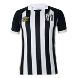Camisa Santos Away 23/24 - Torcedor Umbro Branca e Preta