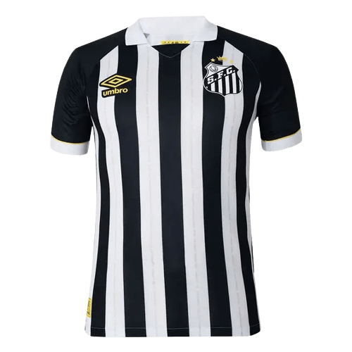 Camisa Santos Away 23/24 - Torcedor Umbro Branca e Preta