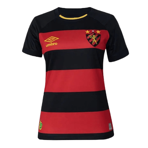 Camisa Sport Recife Home 23/24 - Feminina Vermelha e Preta