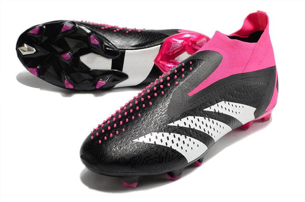 Chuteira Campo Adidas Predator Accuracy Rosa e - Preto