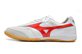 Chuteira Futsal Mizuno Morelia Sla Ic Branca e Vermelha