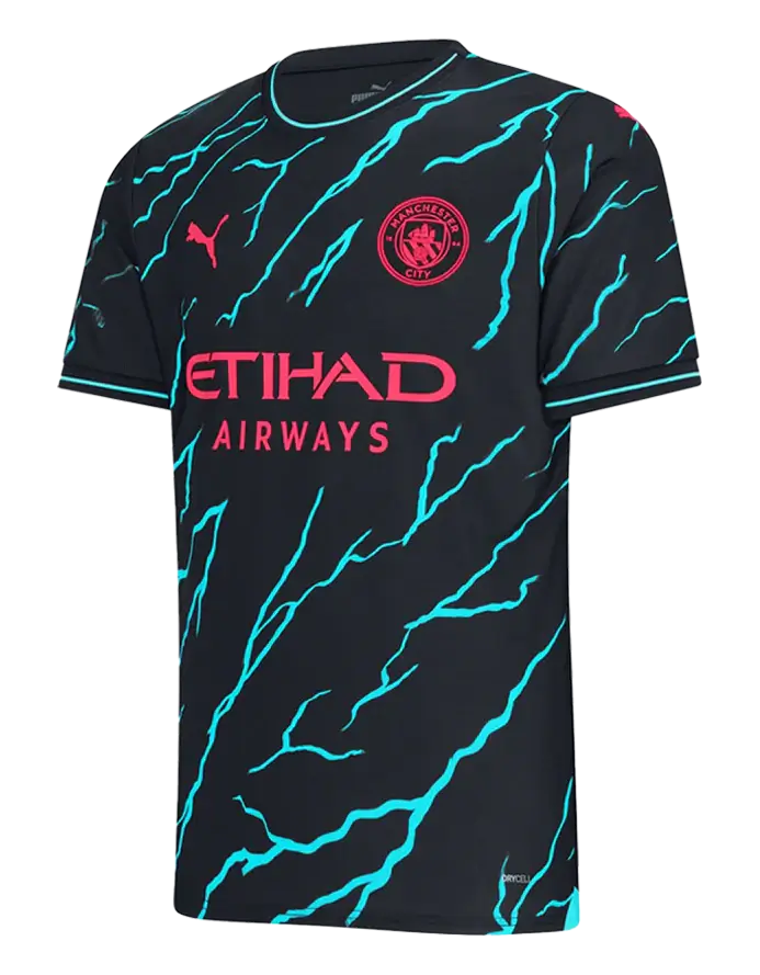 Camisa Manchester City Third 23/24 - Torcedor Azul
