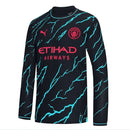 Camisa Manchester City Third 23/24 Manga Longa - Torcedor Azul