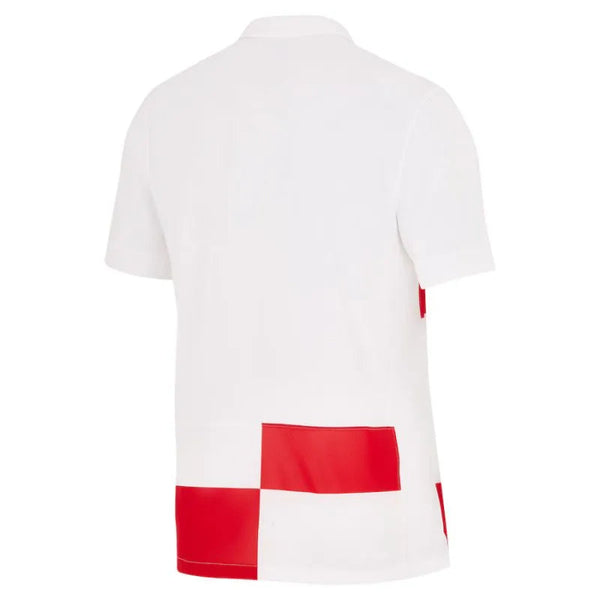 Camisa Croacia Home 2024 Branca e - Torcedor Vermelha